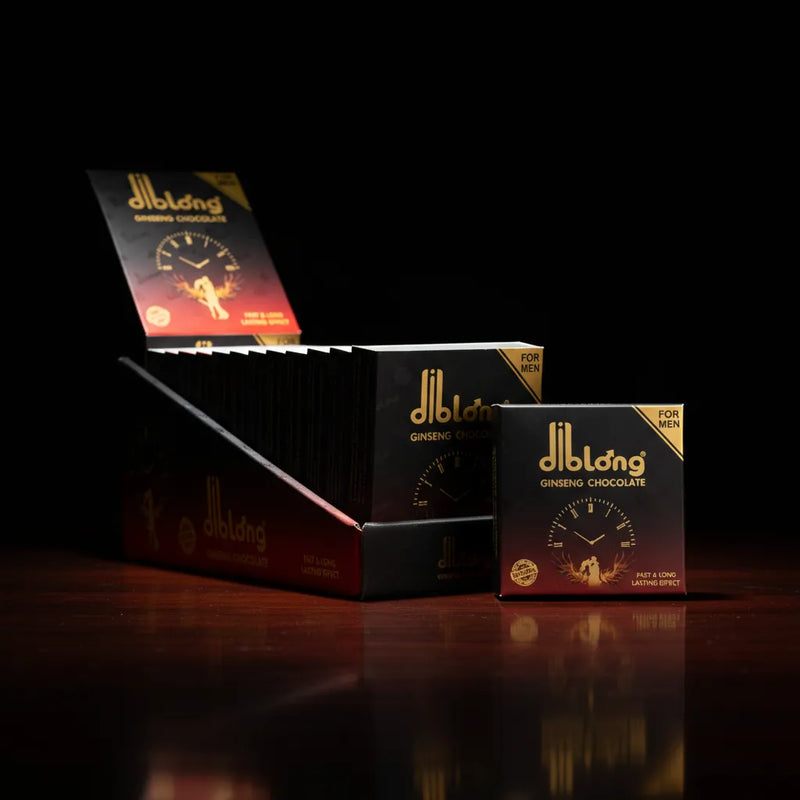 Energynseng Diblong Ginseng Dark Chocolate 12-Pack Box